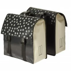 Basil Sacoche Arrière Double "Urban Load Double Bag" 48-53L Noir Réfléctive