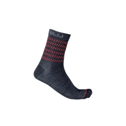 Castelli Chaussettes GO 15 Rouge Et Bleu