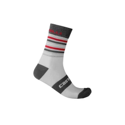 Castelli Chaussettes Gregge 15 Gris Clair