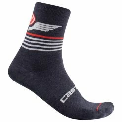 Castelli Chaussettes Lancio 15 Bleu