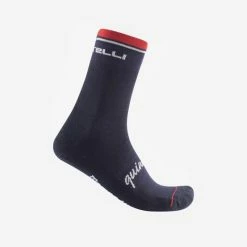 Castelli Chaussettes Quindici Soft Merino Bleu Foncé