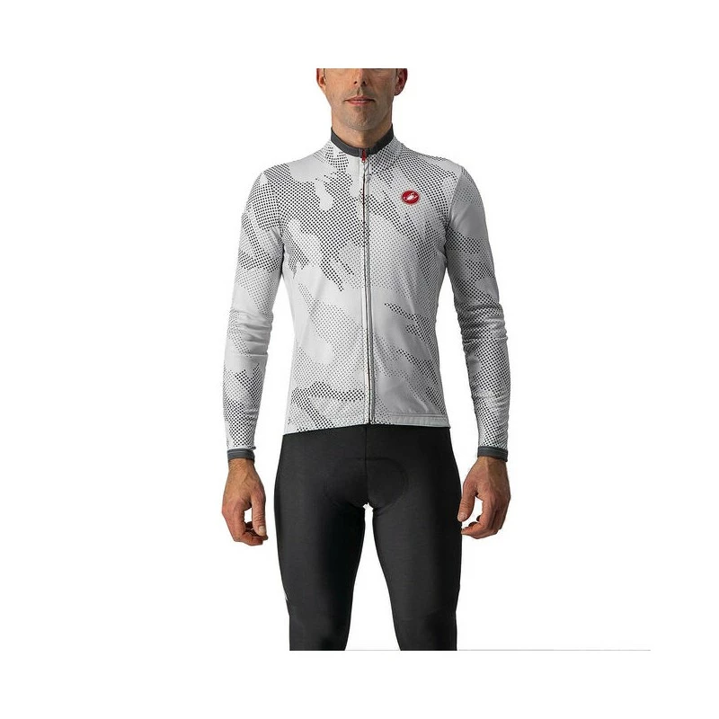 Castelli Maillot ML Pericolo Gris