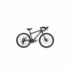 De Scheemaeker De Scheemeaker Gravel Enfants 24" 7v Noir Et Vert