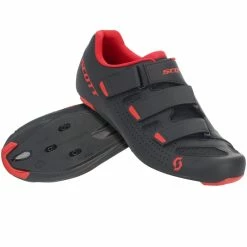 Scott Chaussures Road Comp Noir/Rouge