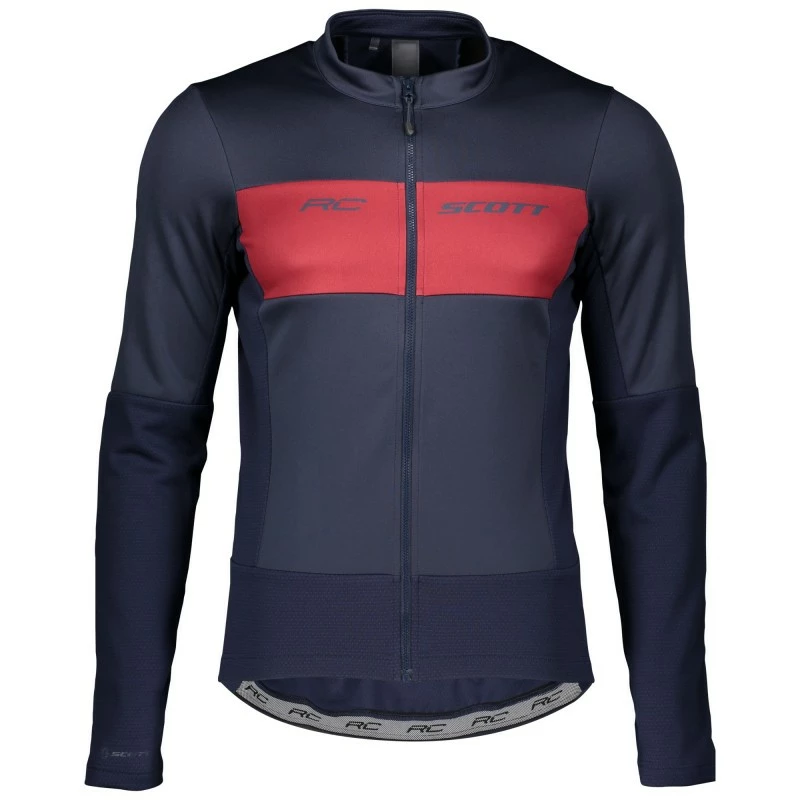 Scott Veste RC Warm Hybrid WB Bleu/Rouge